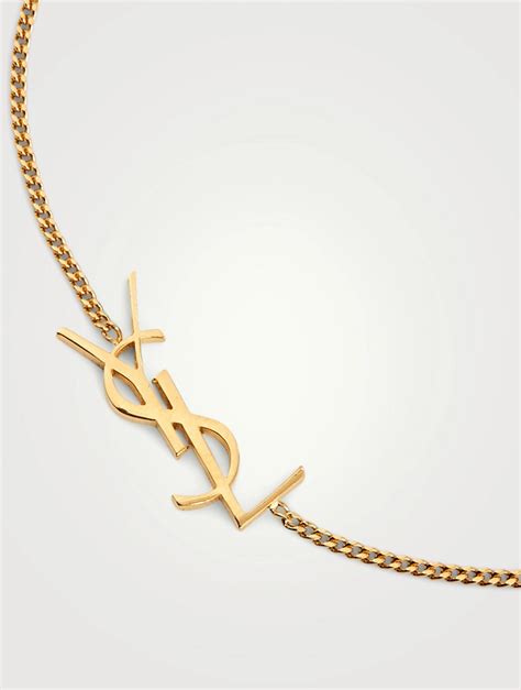 ysl bracelet logo|yves saint laurent bracelet.